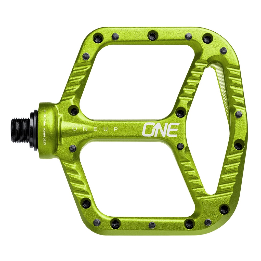 OneUp Gallery 16 - OneUpComponents_AluminumPedal_GRN_Top.jpg