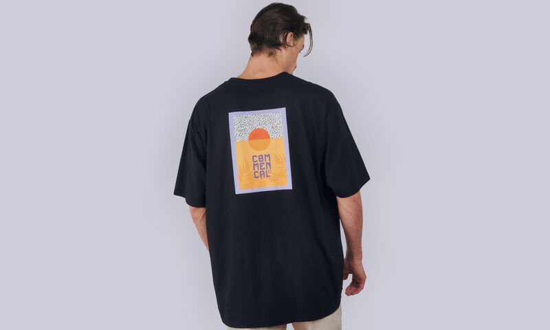COMMENCAL LOOSE FIT LIGHT T-SHIRT SUNSET BLACK - Foto 3