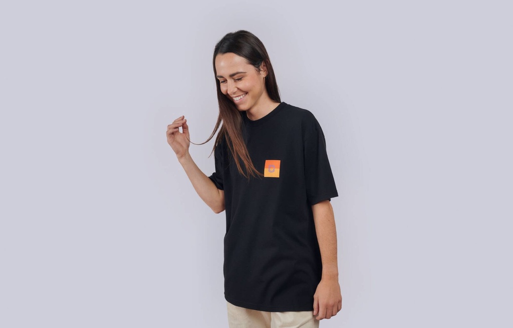 [24610601] COMMENCAL LOOSE FIT LIGHT T-SHIRT SUNSET BLACK