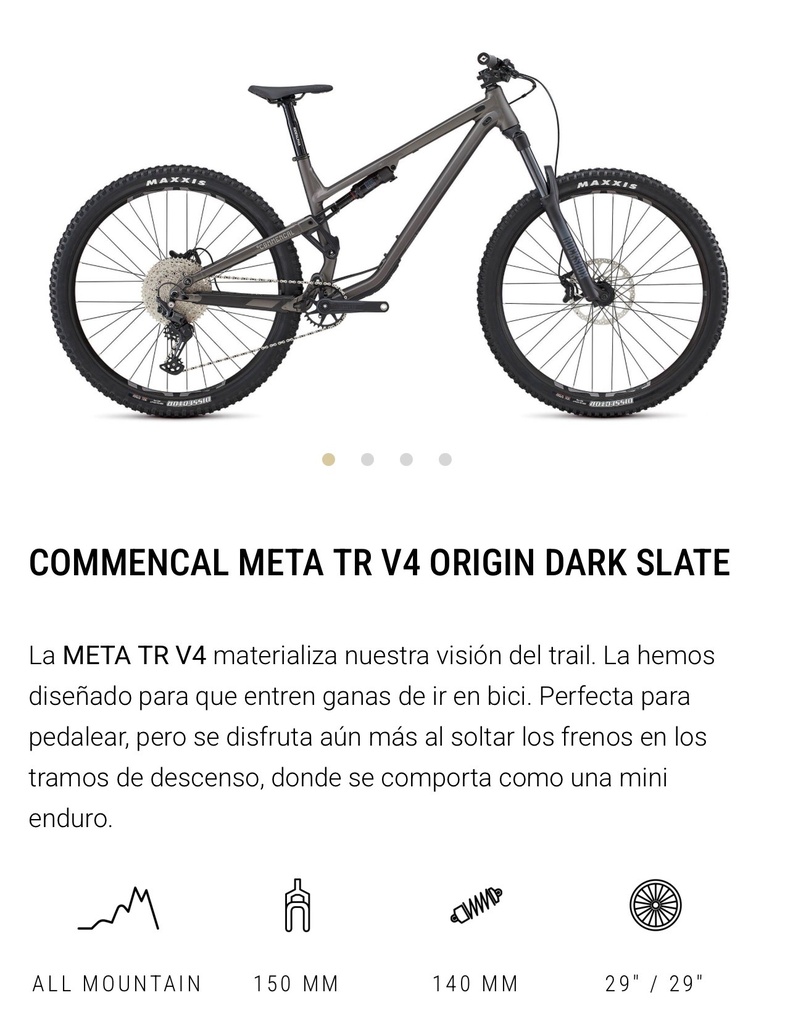 COMMENCAL META TR V4 ORIGIN DARK SLATE