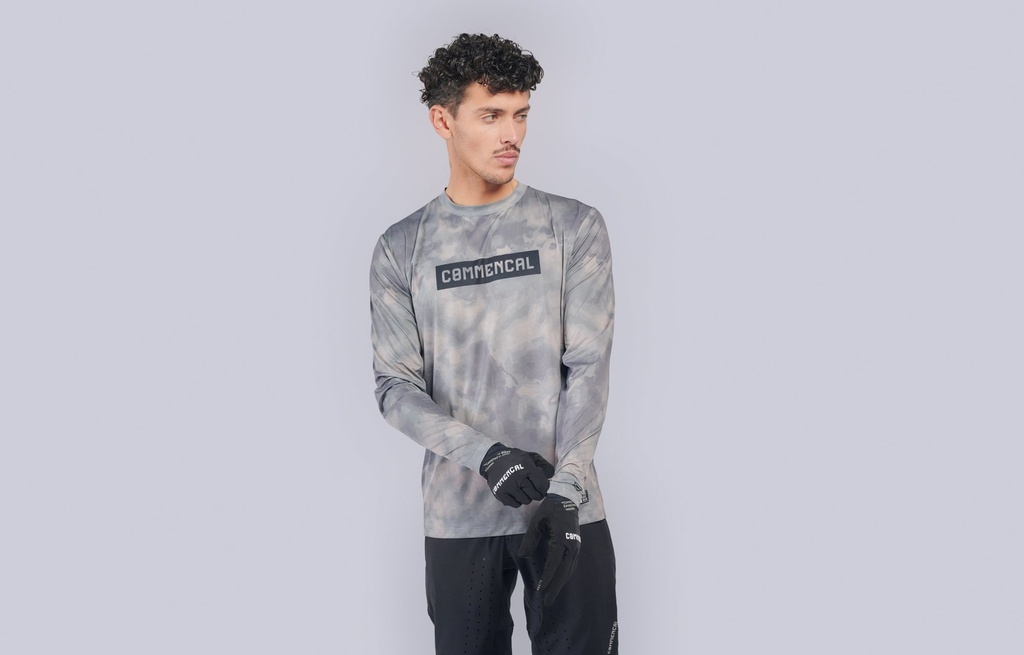 [WC-1411] COMMENCAL LIGHTECH LONG SLEEVE JERSEY SHADOW GREY