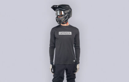 JERSEY COMMENCAL LIGHTECH MANGA LARGA CORPORATE BLACK