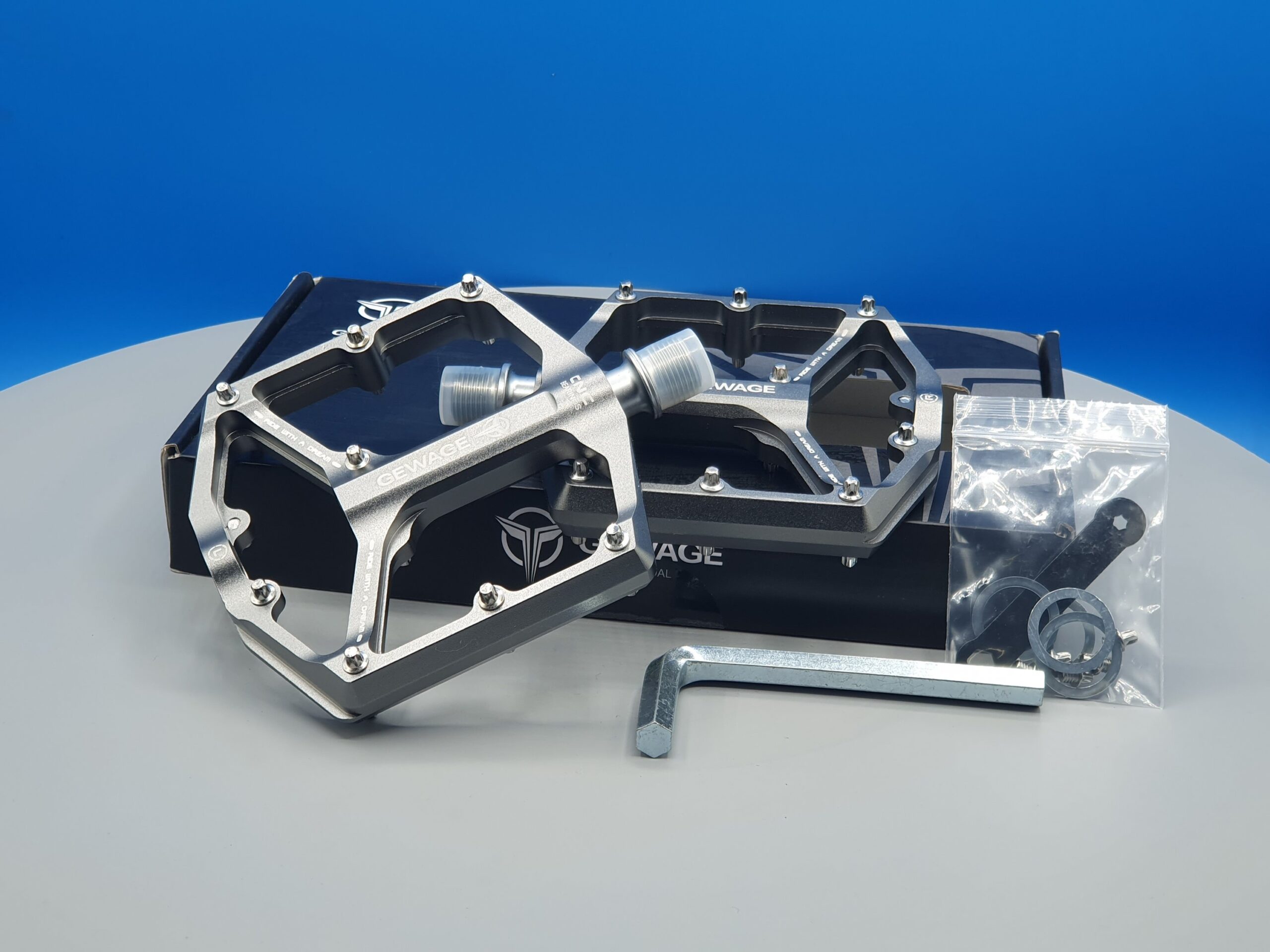 Pedales GEWAGE de Aluminio - Imagen 3
