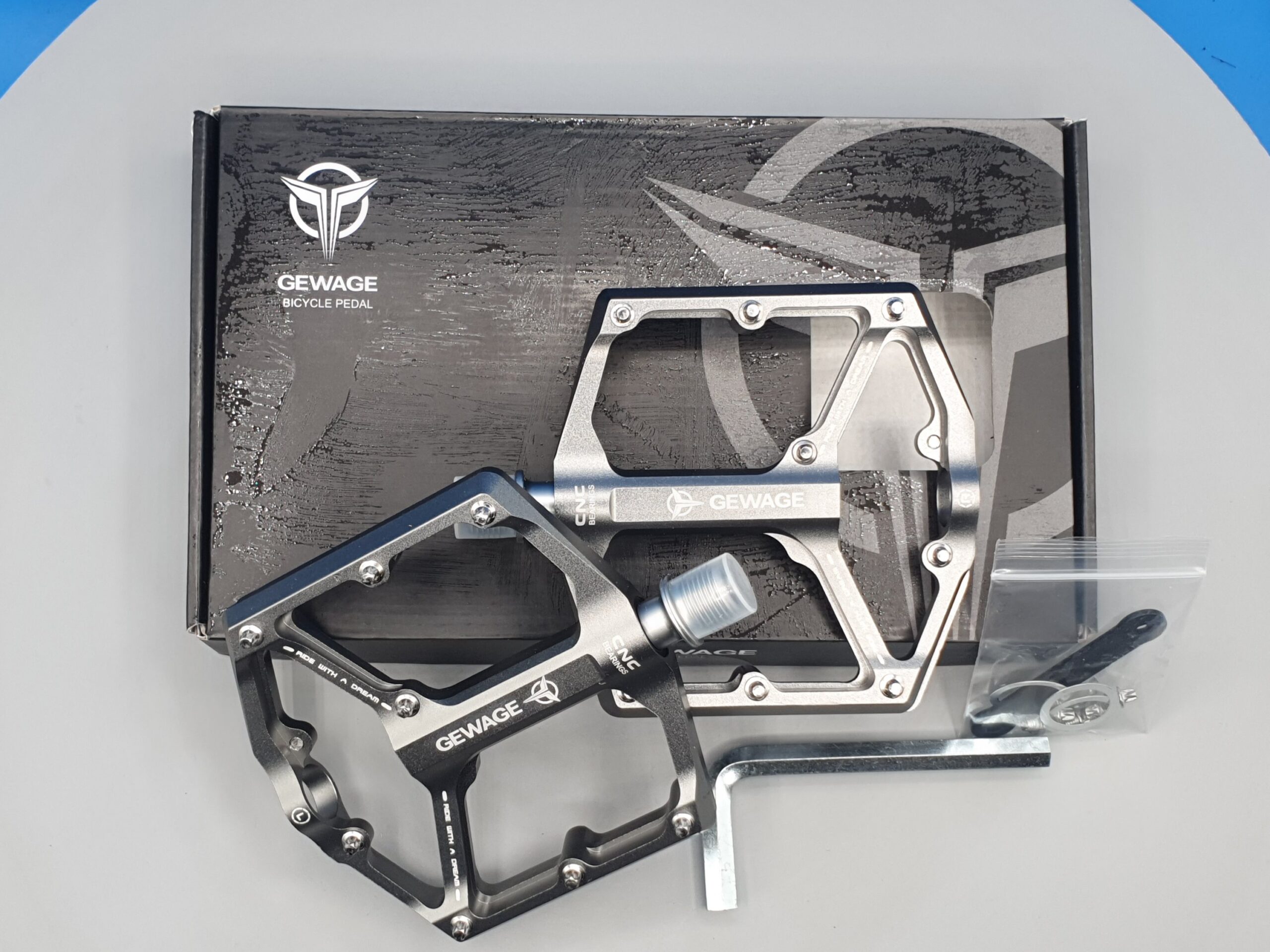 Pedales GEWAGE de Aluminio - Imagen 5