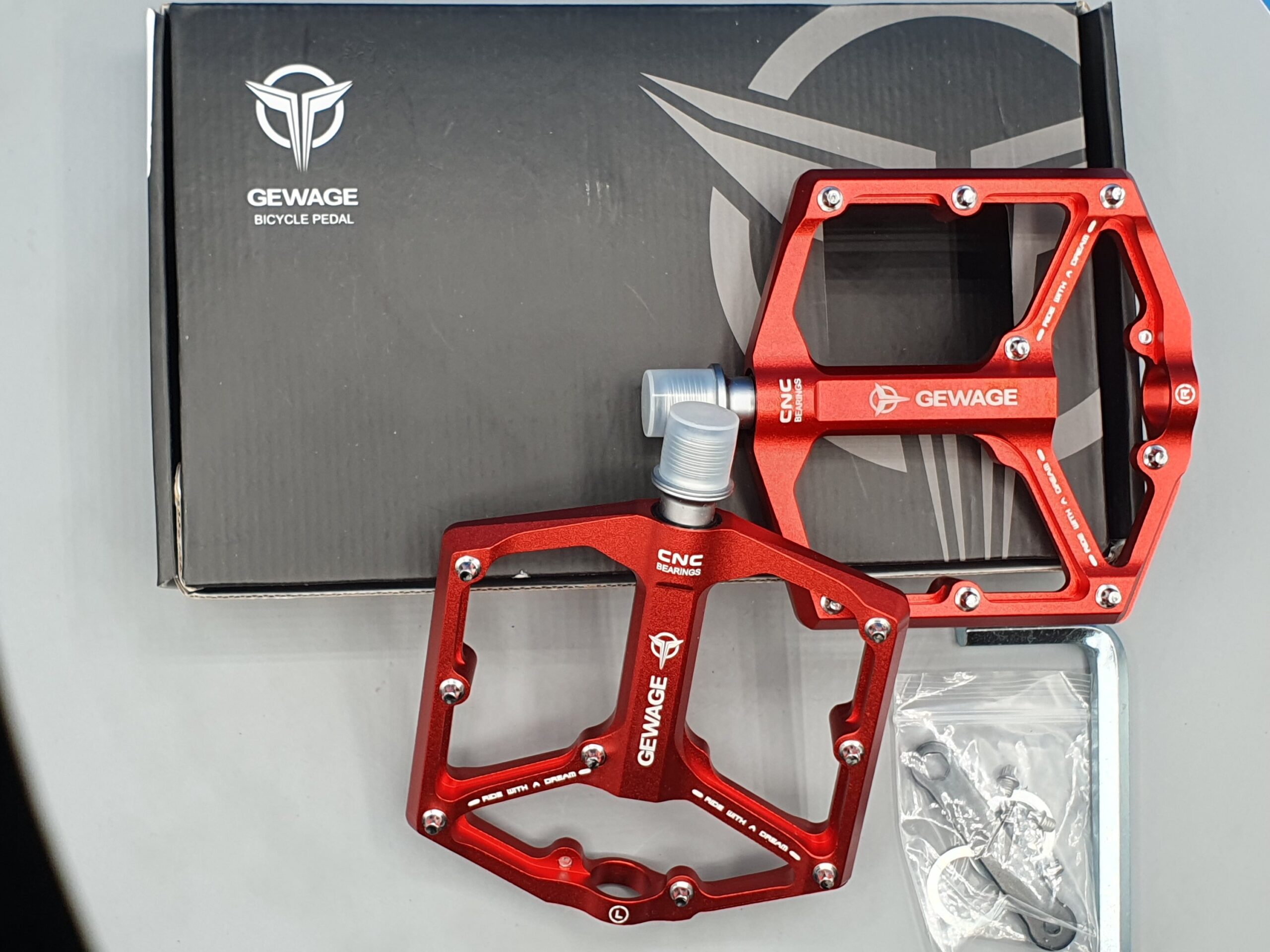 Pedales GEWAGE de Aluminio - Imagen 4