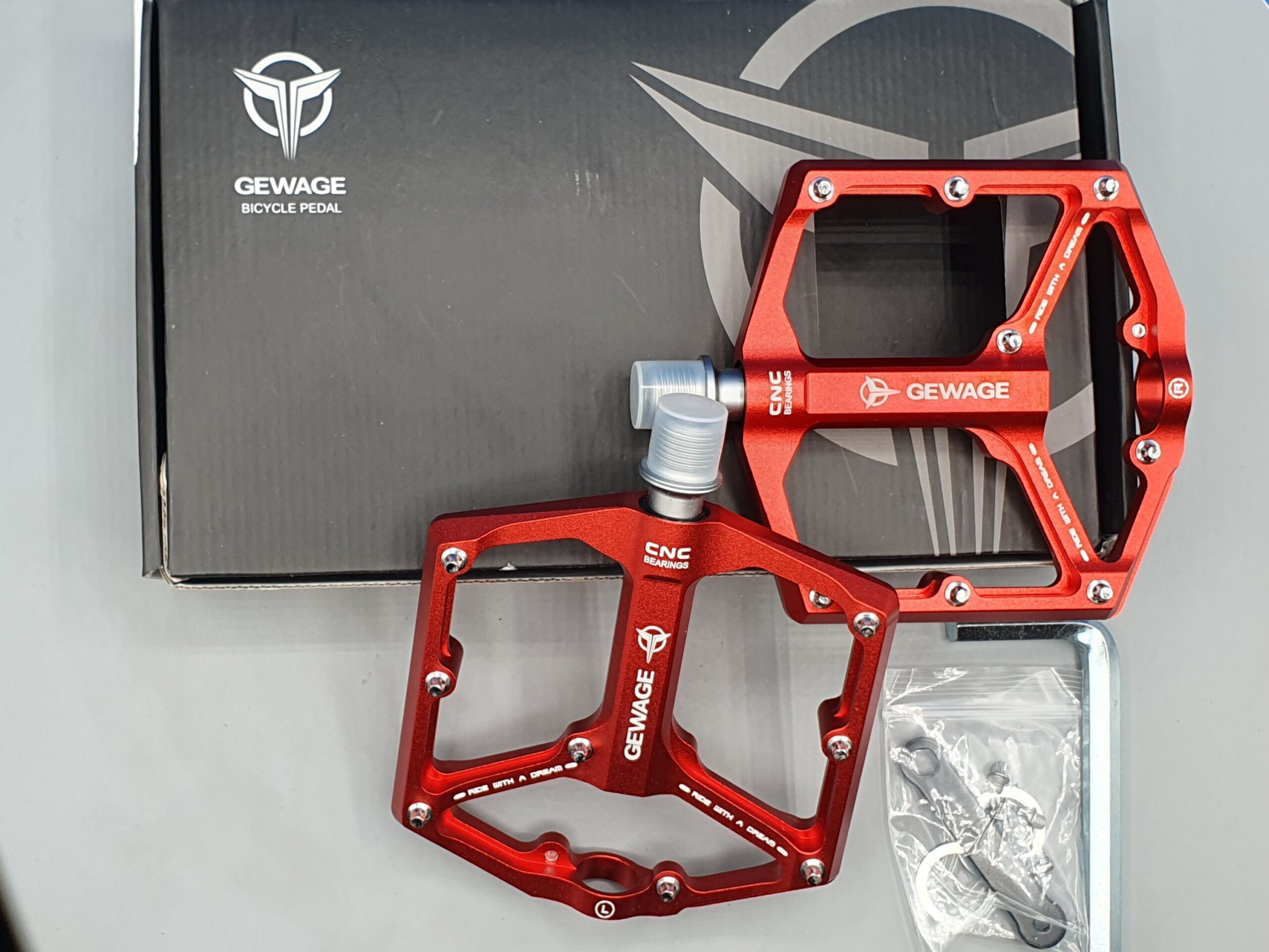Pedales GEWAGE de Aluminio - Imagen 7